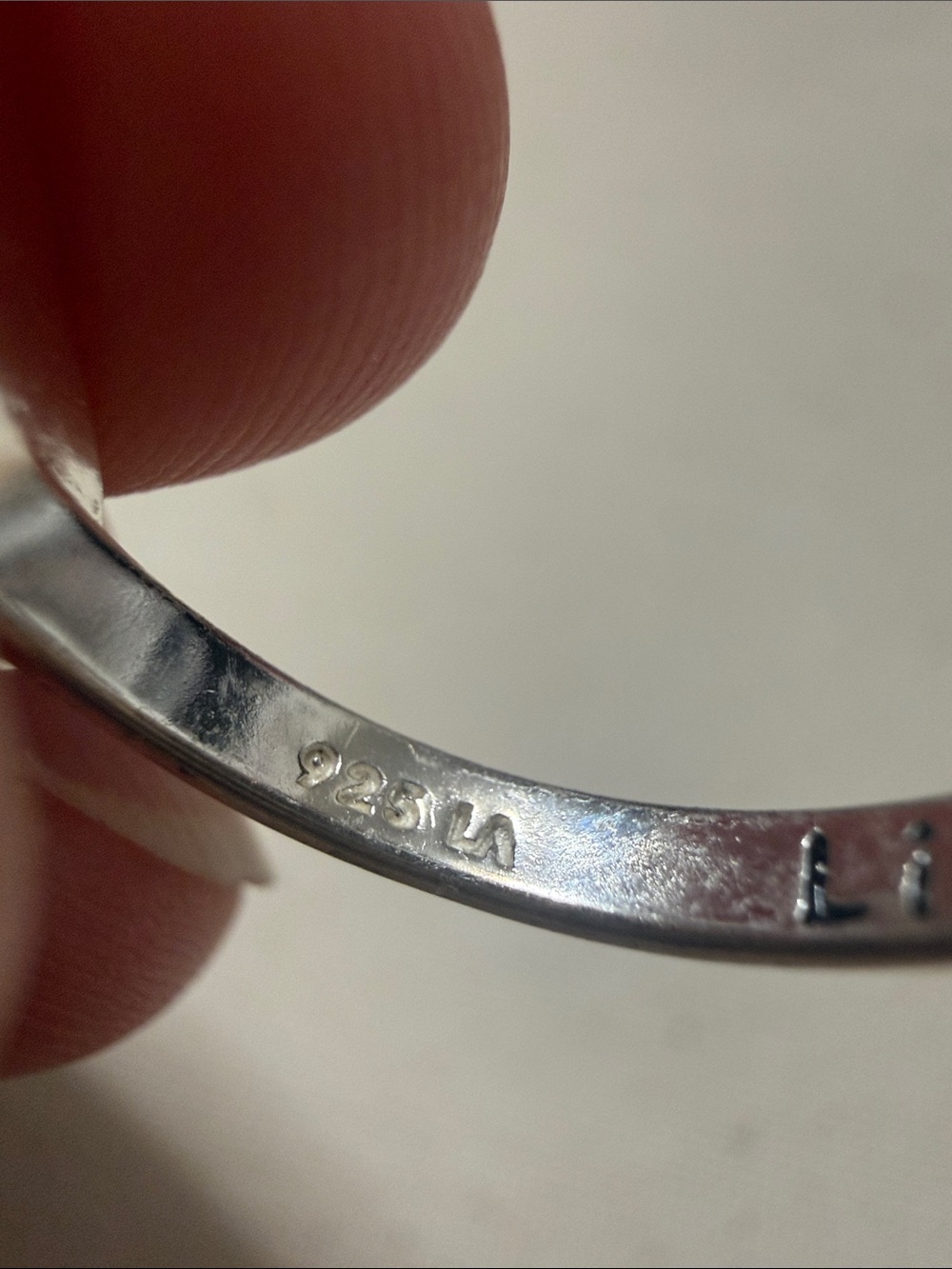 Sterling Silver 925 Leaf Sculpted Ring “Live Simply” Engraved size 6.5 - Picture 6 of 11
